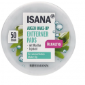 Isana eye make-up remover pads oily, 50 pieces